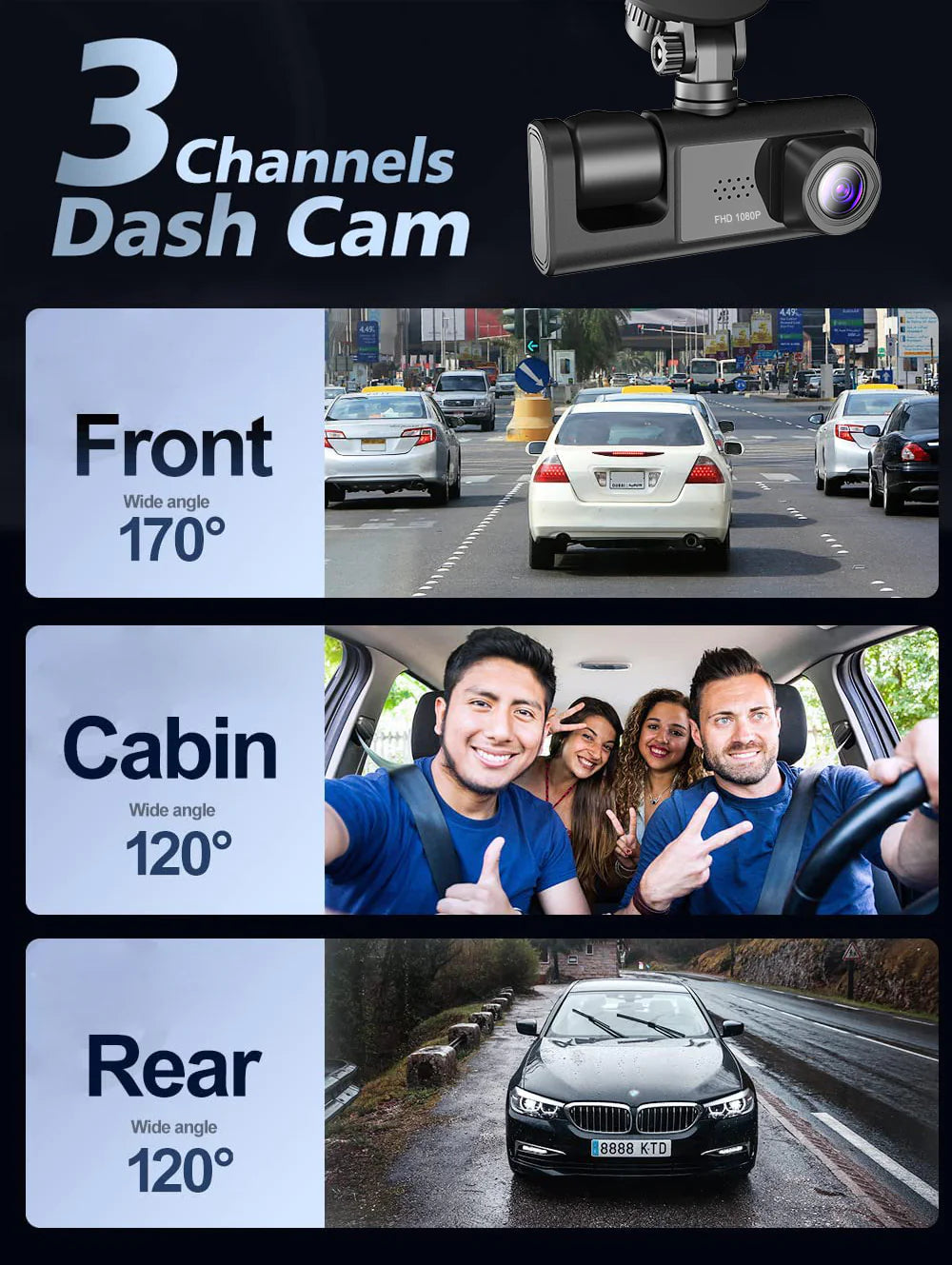 OmniCam™ 360 Dashcam