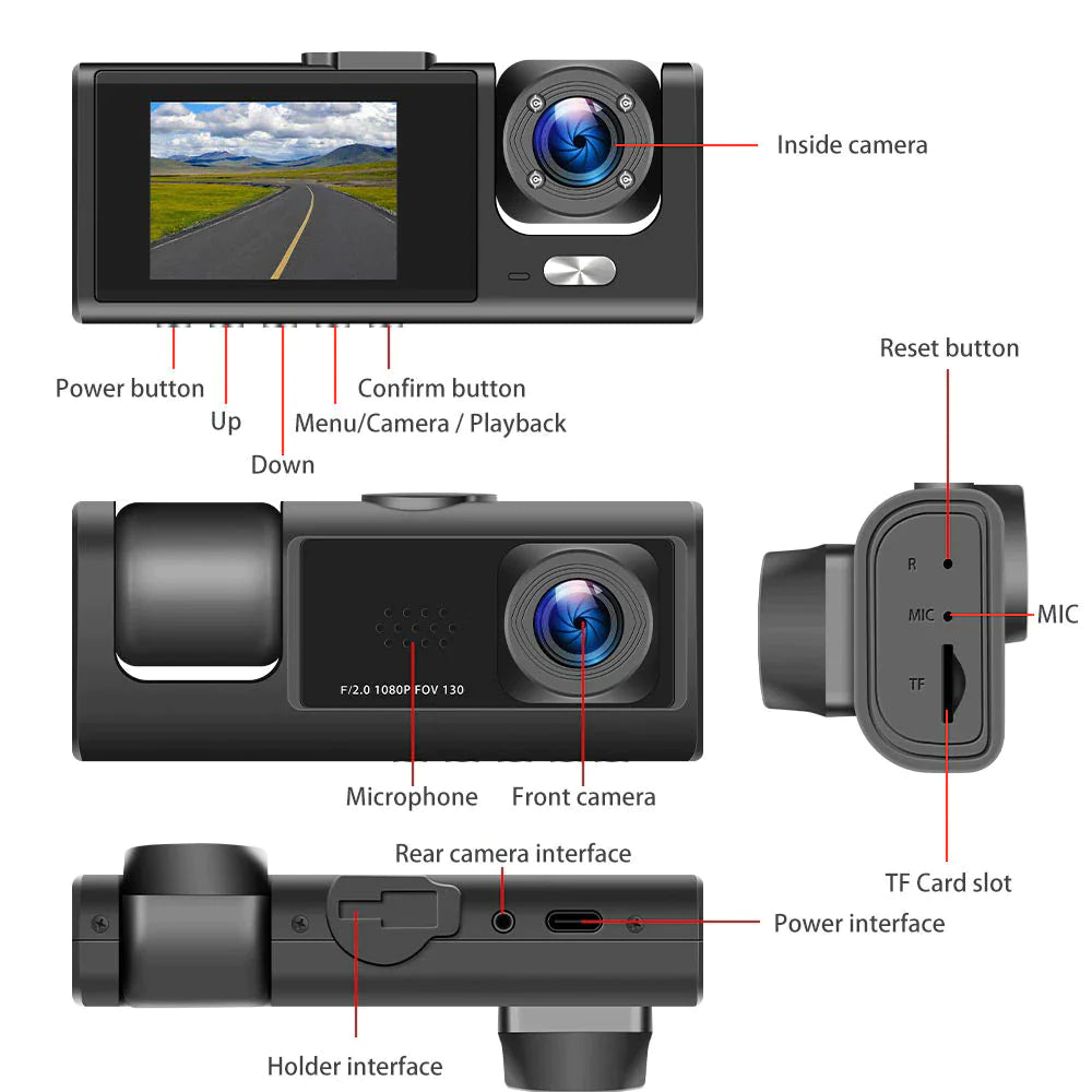 OmniCam™ 360 Dashcam